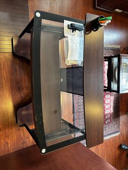 Cherry Wood Desk With Wheels