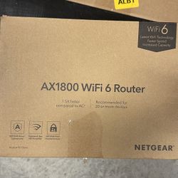 Ax1800 WiFi 6 Router