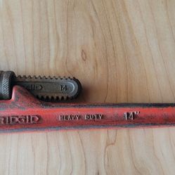 Rigid 14" Pipe Wrench  Heavy Duty