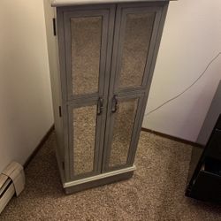 Tall Wooden Jewelry Box 