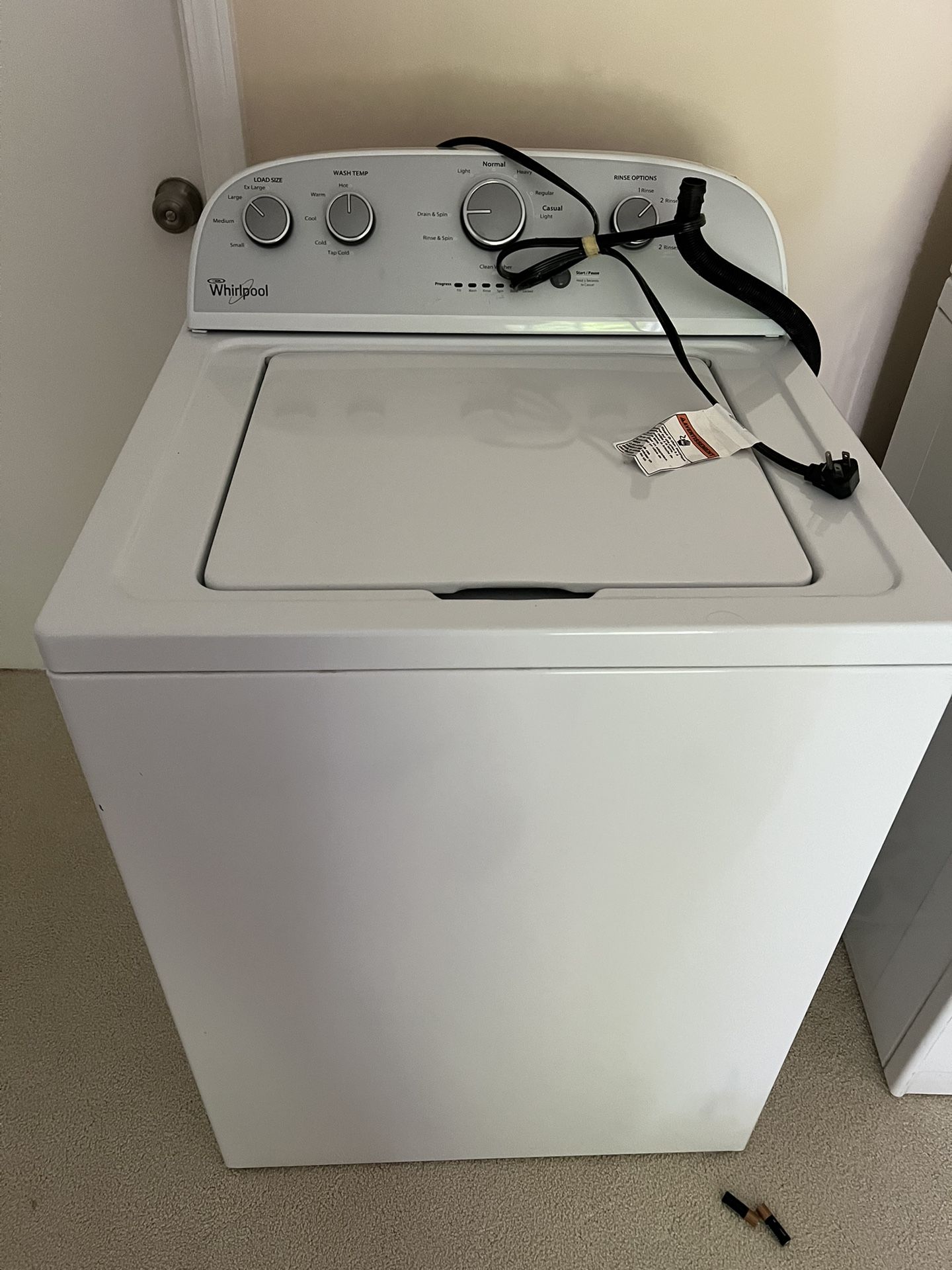 Whirlpool Washer and Dryer