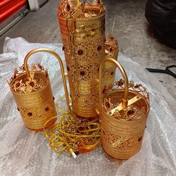 Gold Plated Chandelier 