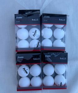 Table Tennis Balls 4 Pack
