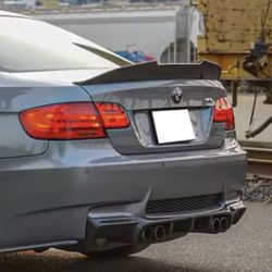 Real Carbon Fiber PSM Trunk Spoiler BMW 3 Series E92