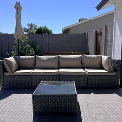 Outdoor Couch And Table 