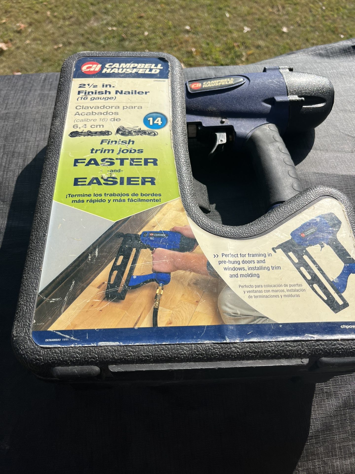 CAMPBELL HAUSFELD 2 1/2'' FINISH LOOKS NEW