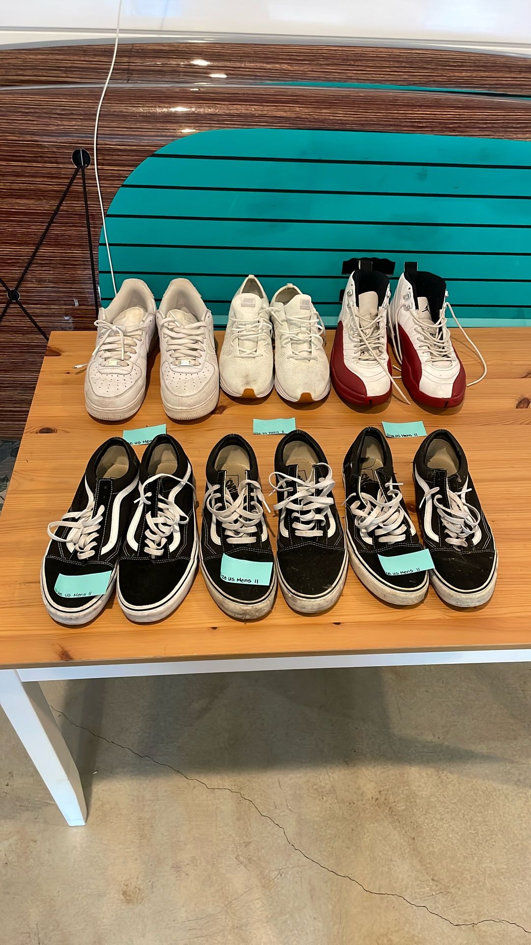 Lot of Size 11 Mens Shoes Nike, Vans