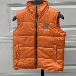 ENYCE Orange Puffer Vest Youth 5/6