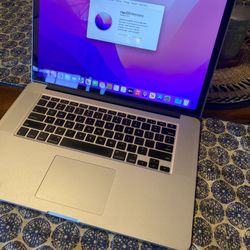 MacBook Pro 2015 15inch 500gb 16gb Ram