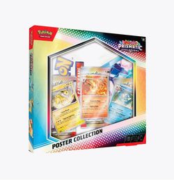 Pokemon TCG: Prismatic Evolutions Poster Collection *FACTORY SEALED*