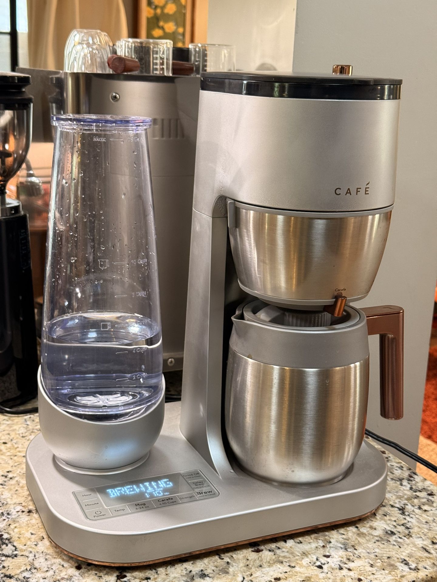 Cafe Grind & Brew Smart Coffee Maker with Thermal Carafe - Stainless Steel