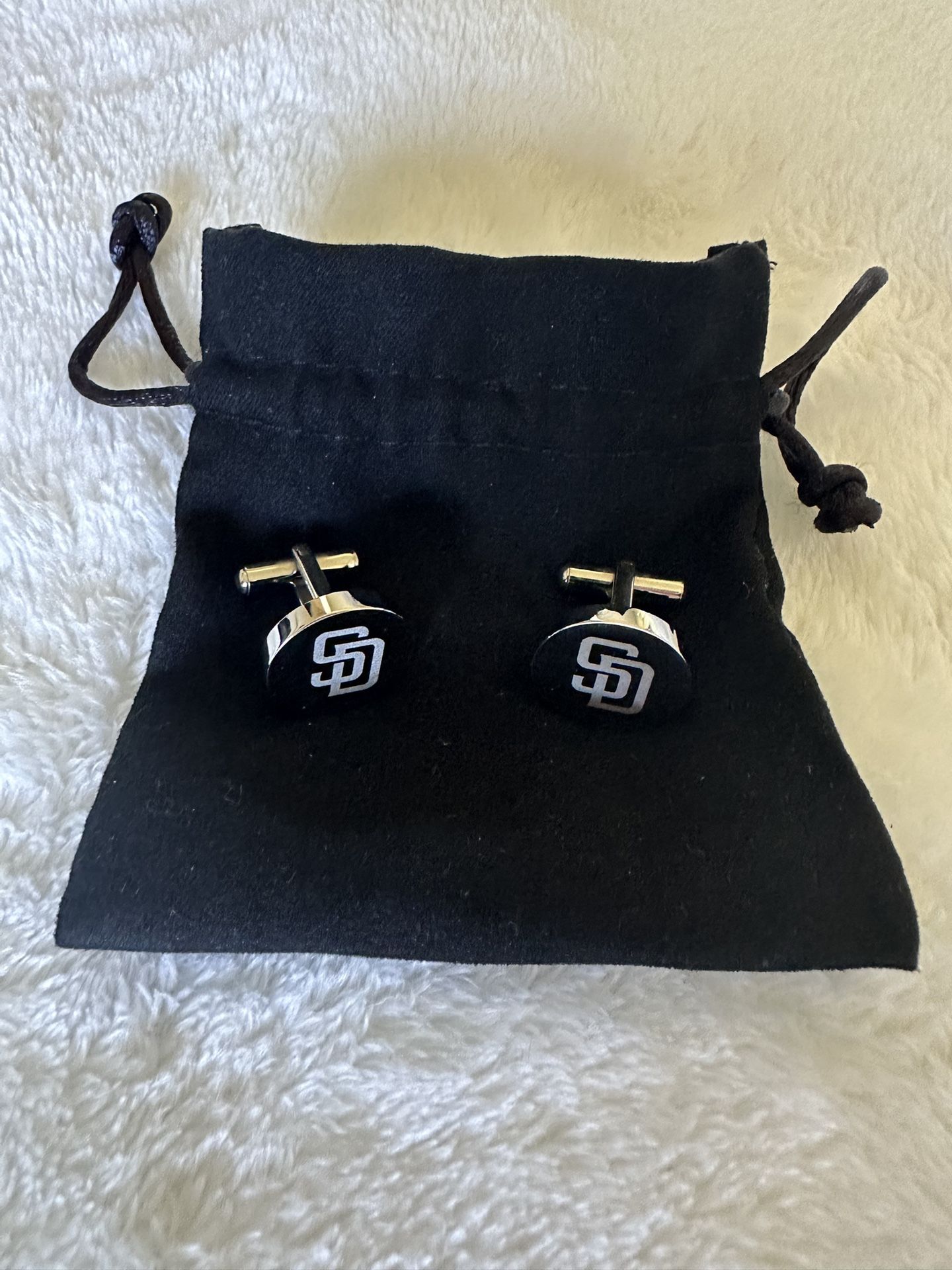 SD Silver Cuff Links