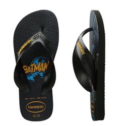 Havaianas Kids Max Herois Batman Black Boys Flip Flop Sandals