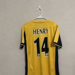 Arsenal 1999-00 Away Henry Jersey Medium (slim Fit)