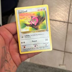 Jigglypuff Pokemon Card 