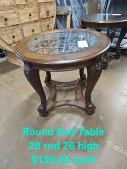 End Table Round We are located at 2811 East Bell road. Another Time Around Furniture.