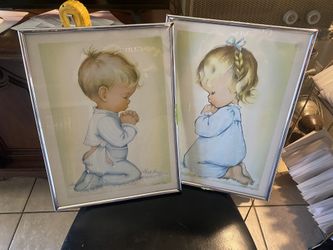 Very Old Boy And Girl Prints 