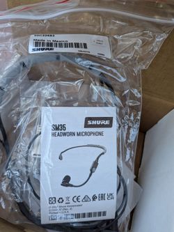 SHURE SM35 Performance condenser mic headset
