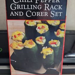 Californo Non Stick Chili Pepper Rack & Corer Set