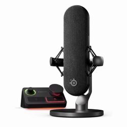 SteelSeries Alias Pro Mic With Steel Series Boom Arm Used For Only 2 Hours