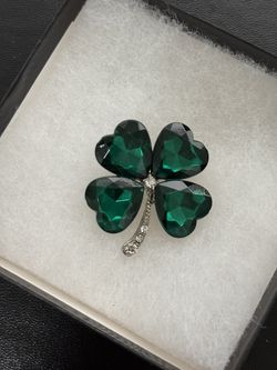Vintage Four Leaf Clover Brooch