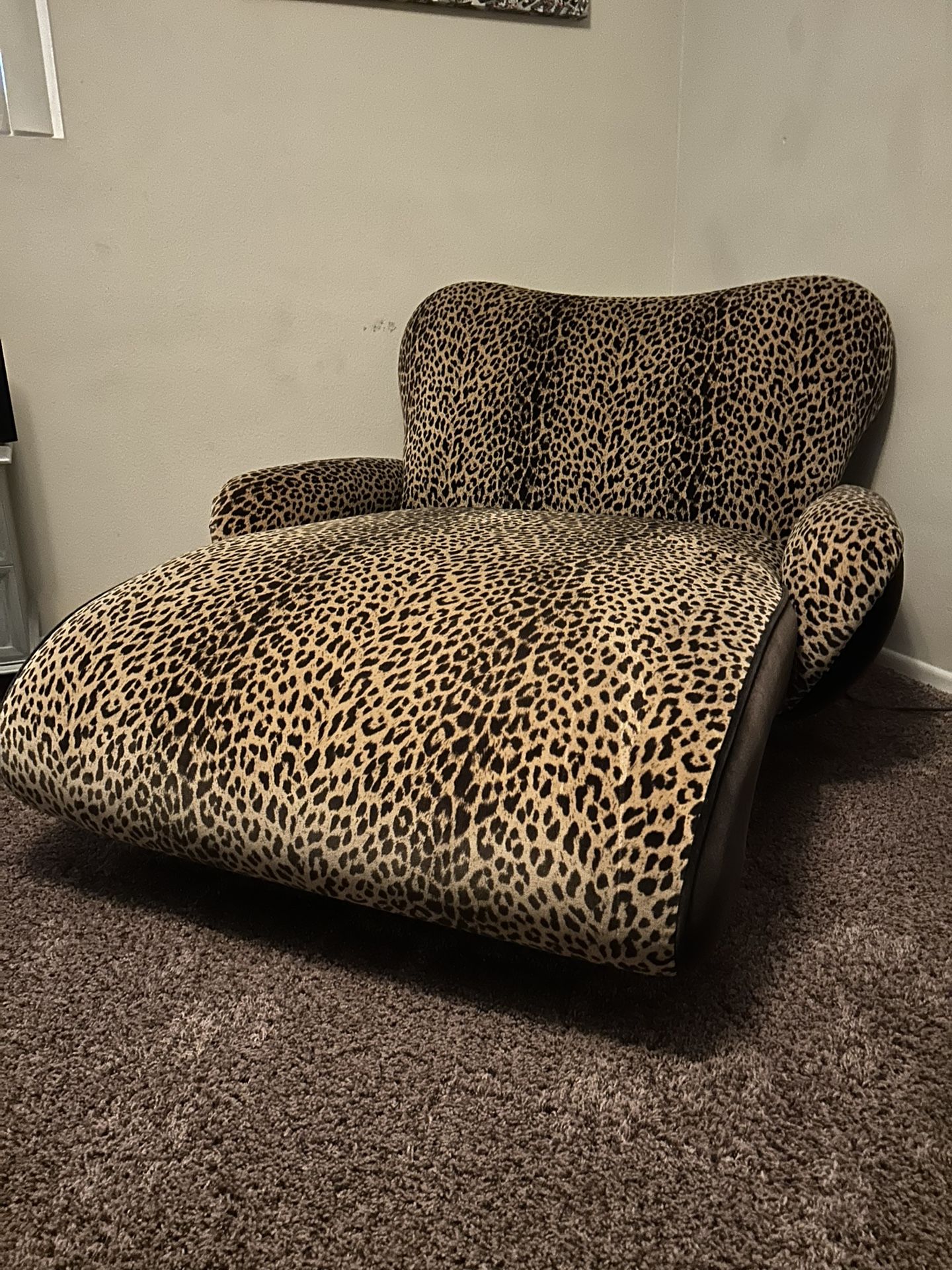 Leopard Print Couch/ Sofa