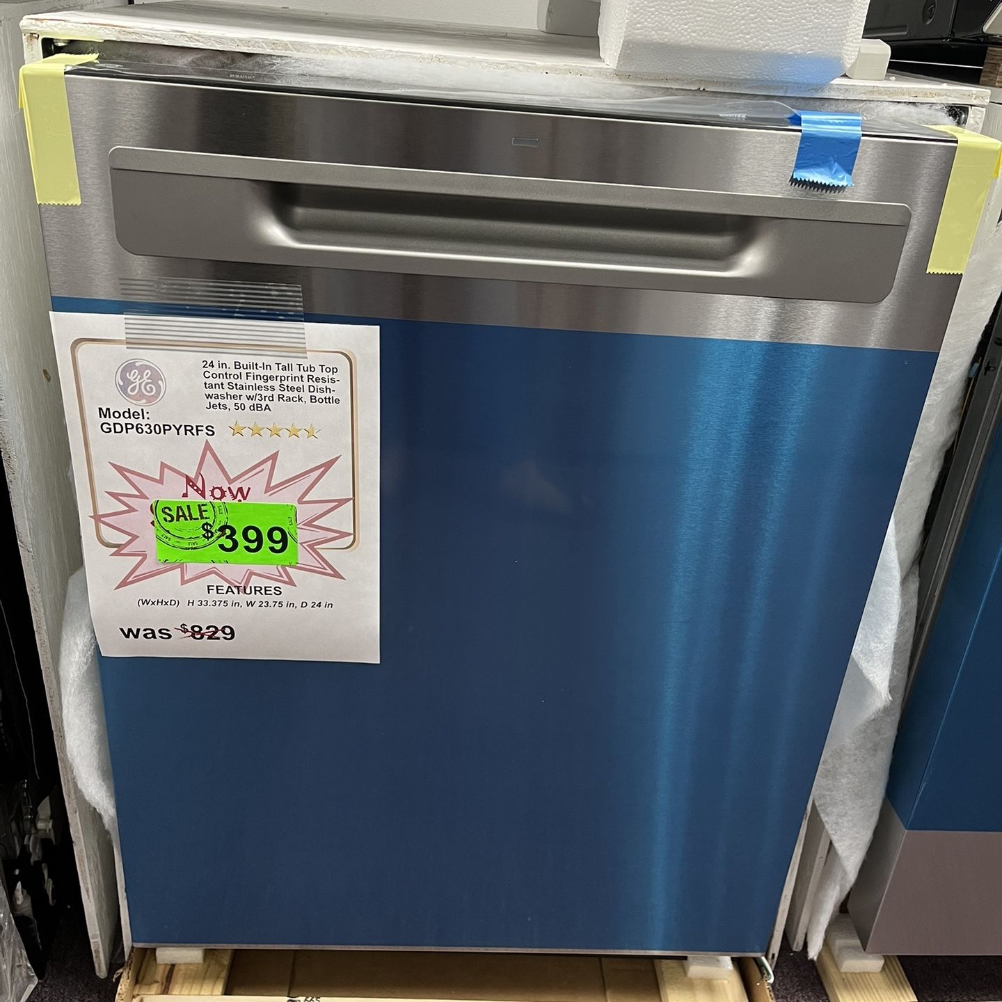 Brand New GE Dishwasher 24’wide With 1 Year Warranty Delivery Service 