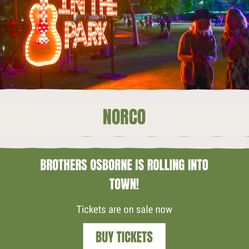 2 Boots In The Park Tickets Norco