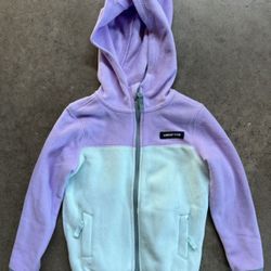 4t Lands' End Kids Fleece Full Zip Jacket with Hood