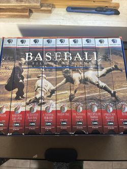 Ken Burns Baseball PBS Home Video Complete 10 Volume VHS Tape Box Set Collection