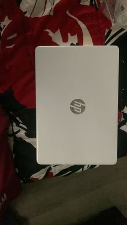 White HP Laptop
