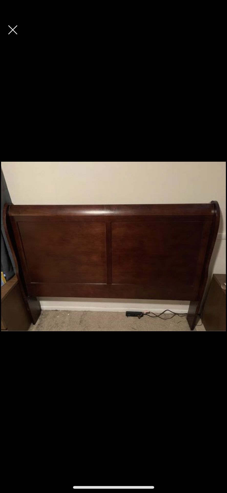 Queen Bed Frame Like New Need Gone