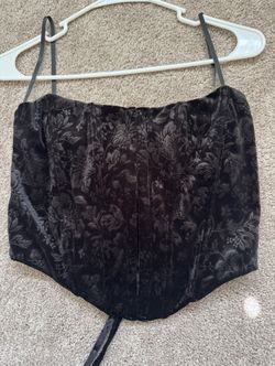 Black Windsor Corset Top