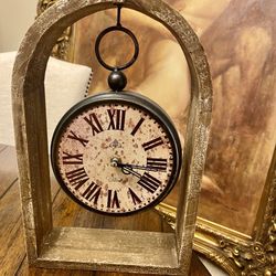 Vintage Unique Roman Numeral Standing Clock