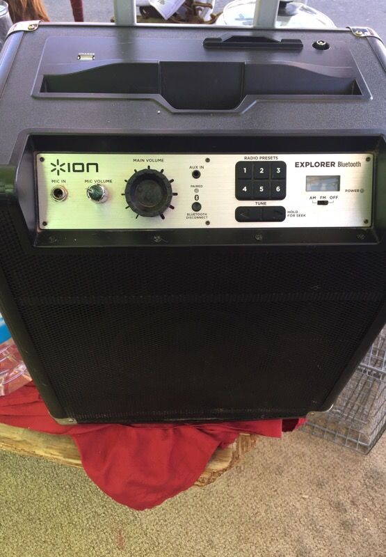 Ion explorer bluetooth speaker ipa23 50w speaker