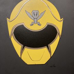 Power Rangers Yellow Ranger Reflective Magnet 