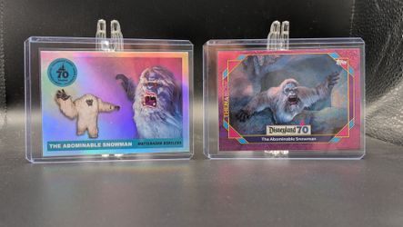Topps Abominable Snowman Disneyland 70 Trading Cards