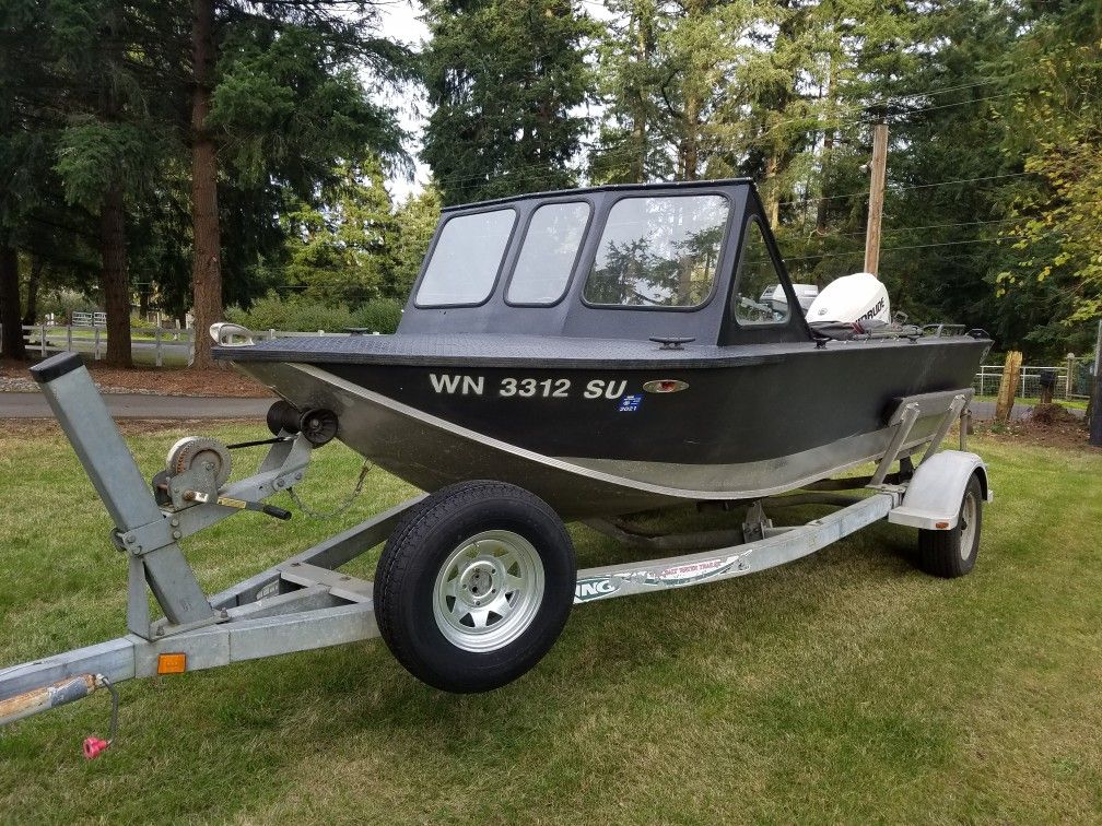 Aluminum Boat Motors and Trailer