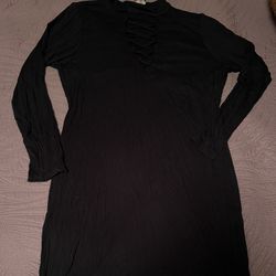 Women’s Long Sleeve Black Dress