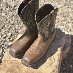 ARIAT MEN'S  COMPOSITE TOE WATERPROOF WORK BOOTS SIZE 12D