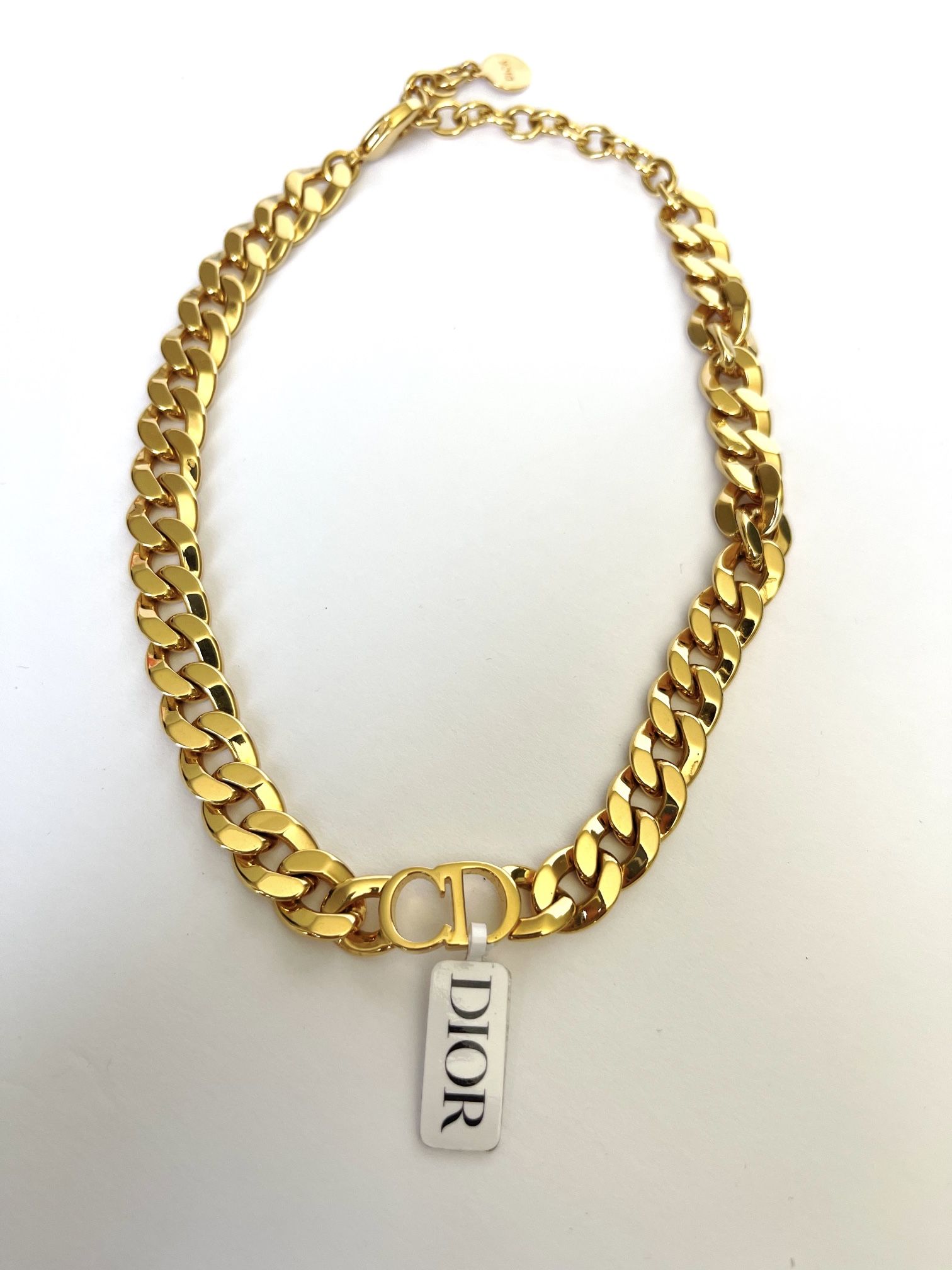 Christian Dior Gold Finish Choker