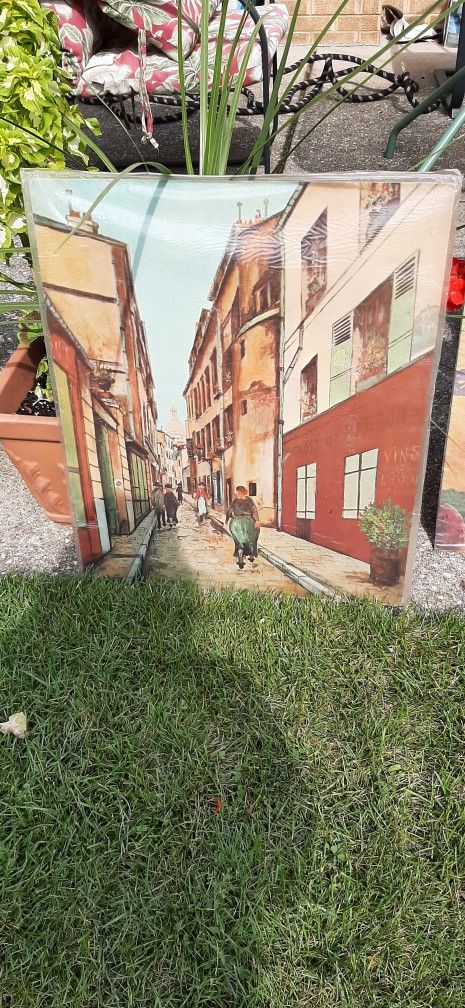 La Rue Rustique print #2978 by Maurice Utrillo