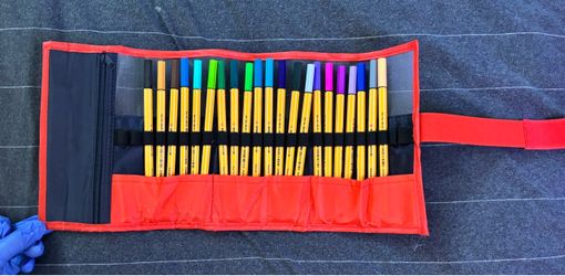 Stabilo Fineliner Pens in Roll Case