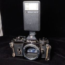 Vintage Nikon Em 35mm Untested SLR Film Camera Black, Made in Japan
