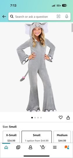 Youth Small Elephant Onesie