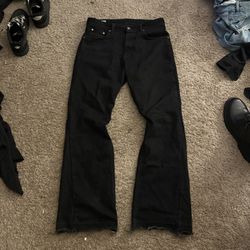 Black Flared Jeans