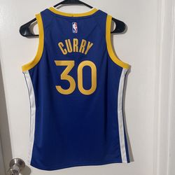 Golden State Warriors Stephen Curry Nike Royal Swingman Jersey - Youth Size: M