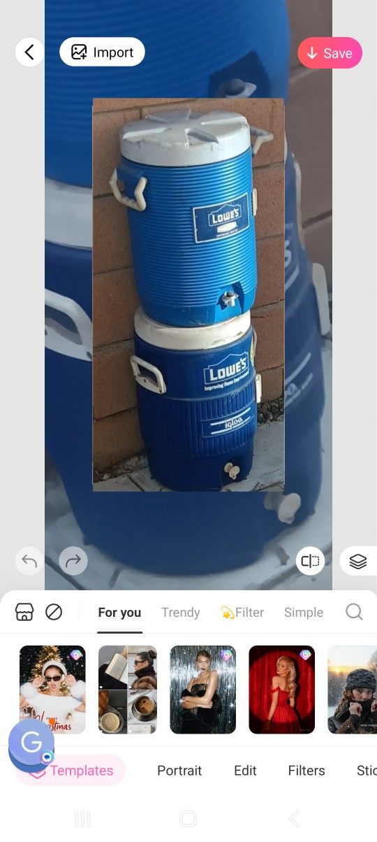 💧 5-Gallon Rubbermaid/Lowe’s Water Coolers – $5 Each or 2 for $7 💧