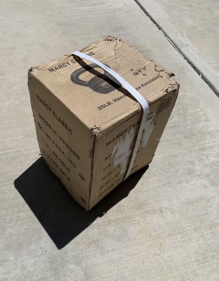 New Marcy Classic Hammertone 25lb Kettlebell Weight