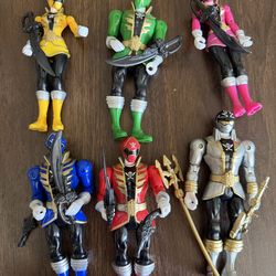 Power Rangers Super Megaforce 5in complete Set